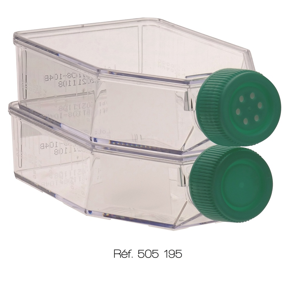 [505195] Flacons stériles de culture - Lot de 10 (standard)