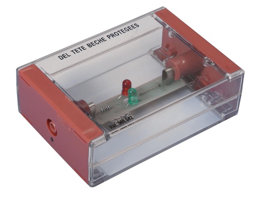 [000042] DEL - LED tête-bêche protégée sur support