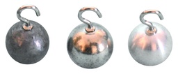 [002015] Sphères métalliques à anneau (lot de 3)
