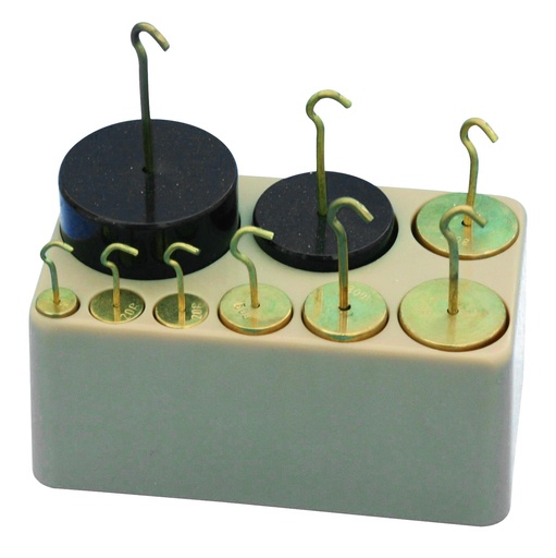 [002020] Boîte de masses à crochet 2100 g