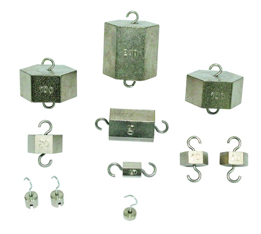 [002066-S62581] Masses hexagonales à crochet (lot de 11)