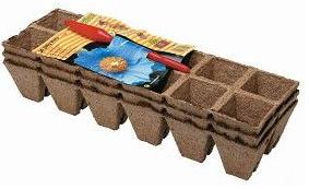 [024057-S66461] Pots de tourbe (lot de 3 plaquettes de 12 pots)