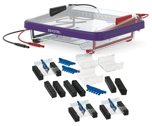 [025003-S65816] Cuve pour électrophorèse d'ADN 6 postes Edvotek
