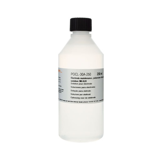 [910433-S59936-LBX] .. Solution KCl 3 M pour conservation/remplissage électrode pH -  250 mL 