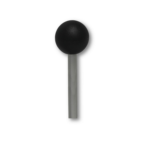 [004080-S57972] Boule plastique noire sur tige