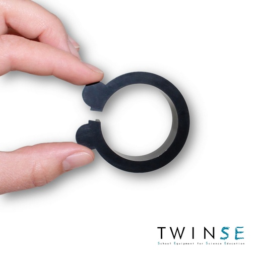 [004312] Clips - Bague à pince pour porte lentille dia.40 mm du banc d'optique spécial lycée (lot de 10)