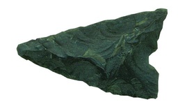 [031054] Outil préhistorique en silex véritable : Pointe de flèche