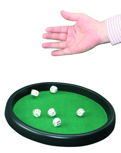 [040008] Plateau de lancer de dés