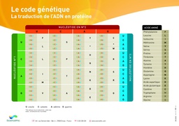 [052001] Affiche code génétique