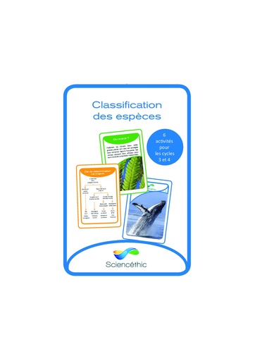 [052014] Ensemble de cartes pour la Classification des espèces (PDF Imprimable)