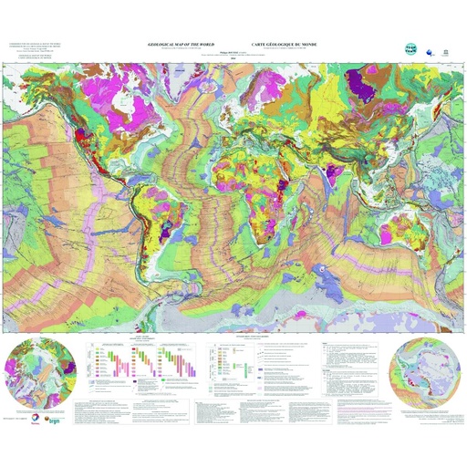 [053063-S01394] Carte géologique du monde