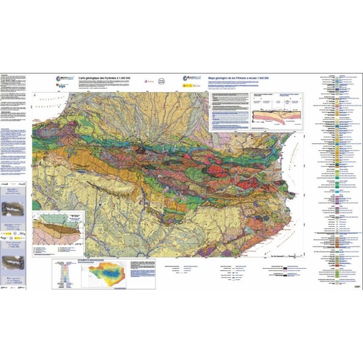 [053087] Carte géologique des Pyrénées