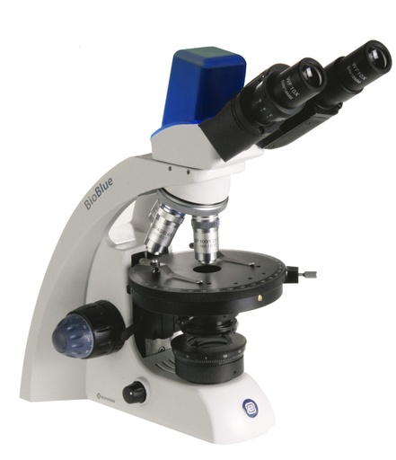 [ZHCMG086] Microscope binoculaire BioBlue Polarisant x1000 avec caméra numérique 5 MP 