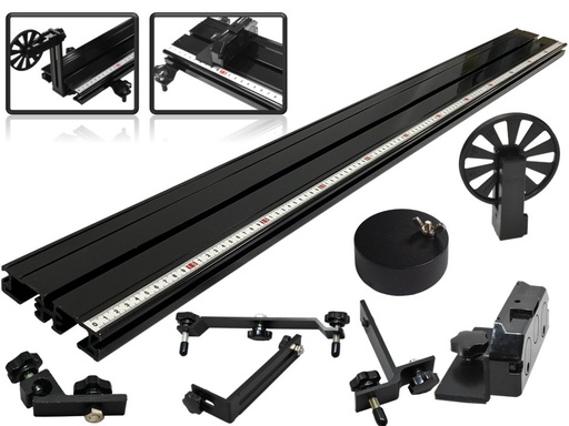 [602079] Banc de mécanique : Rail 1,2 m et ses accessoires pour Chariot mobile Motion+ (Bluetooth®) Réf. 602088