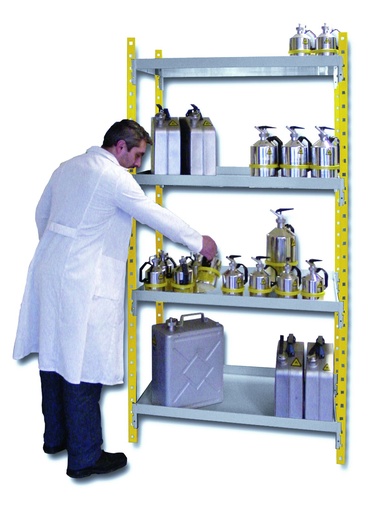 Rayonnage de sécurité en acier