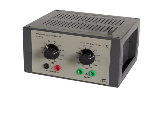 [#350002-S03331] Alimentation fixe 1-12 V / 6 A / CC / AC