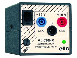 [350003] Alimentation symétrique ± 15 V / 0.5 A