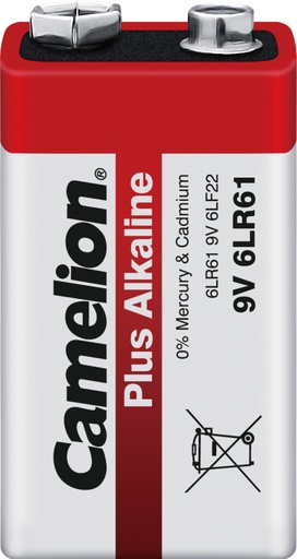 [401016-S62802] Pile alcaline 9 V - 6F22