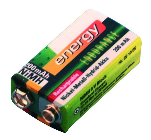 [401023-S62649] Accumulateur - Batterie rechargeable -  9 V - 6F22