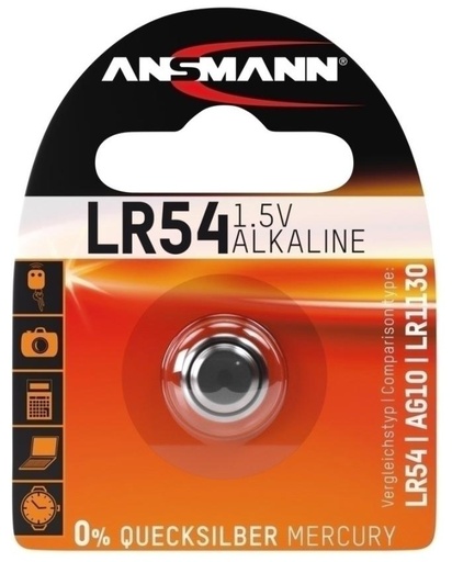 [401056] Pile bouton V10GA - LR54