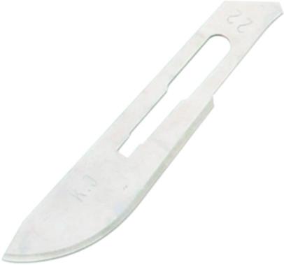 [411011-S03652] Lames stériles n°23 pour scalpel manche n°4 - lot de 100