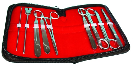 [411016-S65697] Trousse à dissection avec 10 éléments