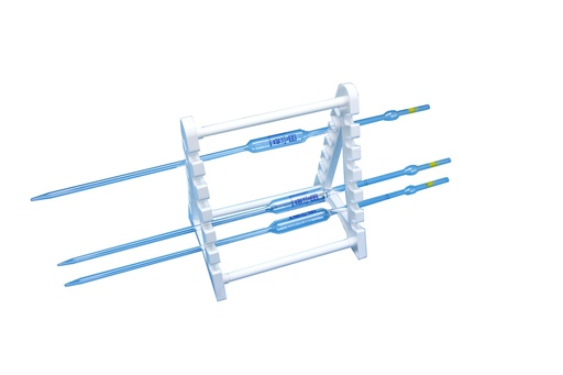 [454024-S03407] Portoir en plastique pour pipettes ou thermomètres