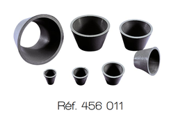 [456011-S50107] Cônes pour filtration en caoutchouc (lot de 7)