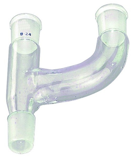 [532063] Adaptateur double en verre rodé - 14/23 - 14/23