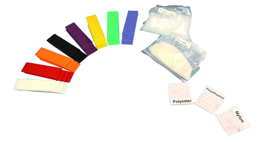 [910199] ..Kit de TP - Tests sur matériaux plastiques pour 4 groupes