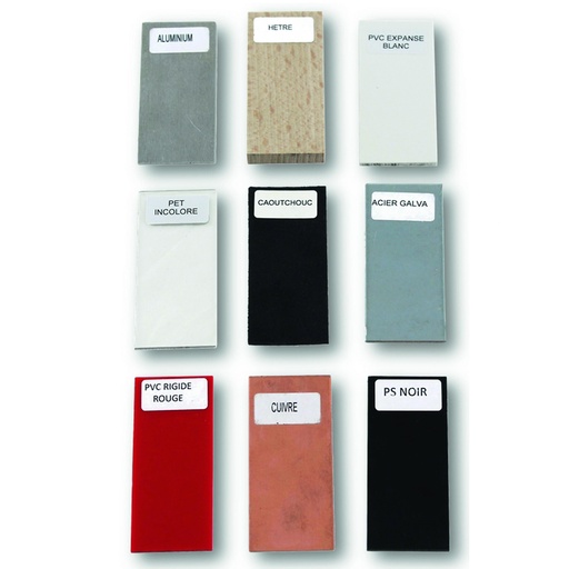 [910396] Matériaux de rechange pour mallette étude des matériaux
