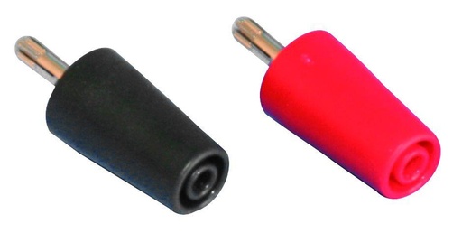 Adaptateur banane de sécurité double-puits