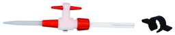 Burette de Mohr démontable avec robinet en PTFE