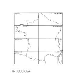 Carte des gîtes minéraux de France