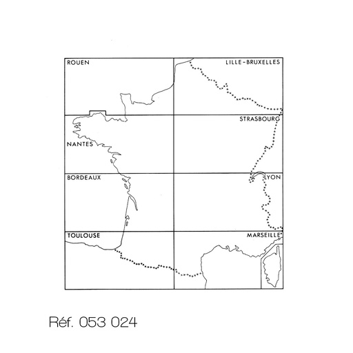 Carte des gîtes minéraux de France