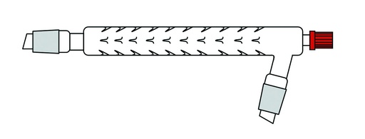 Colonne de Vigreux rodée VB 3.3 avec prise thermométrique
