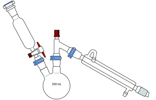 Ensemble hydrodistillation rodé VB 3.3