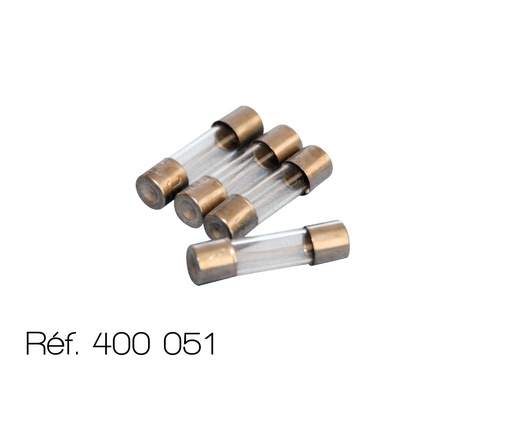 Fusibles rapides 5 x 20 mm - Lot de 10