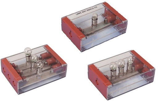 Lampe avec douilles E10 sur support