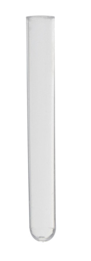 Tubes à essais à bord droit en plastique - Lot de 500