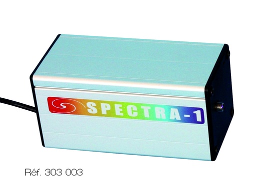 Spectromètre à fibre optique ou source halogène