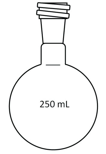 Ballon à fond rond VB 3.3 - 250 mL - Rodaviss®