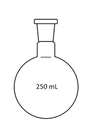 Ballon à fond rond rodé VB 3.3 - 250 mL