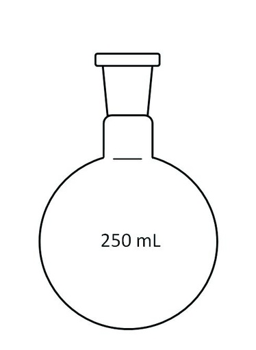 Ballon à fond rond rodé VB 3.3 - 250 mL