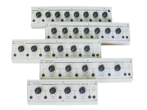 Boîtes à décades de résistances Chauvin Arnoux® ou ELC