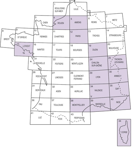 Carte géologique régionale du BRGM
