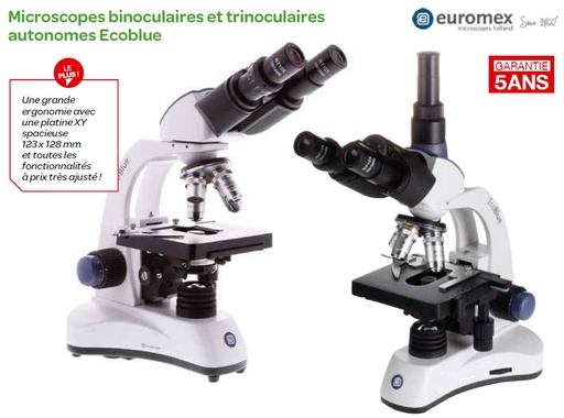 Microscope binoculaire et trinoculaire EcoBlue