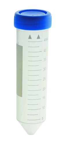 Tubes à centrifuger en polypropylène - 50 mL (lot de 50)