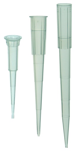 Cônes stériles pour micropipettes (Rack de 96)