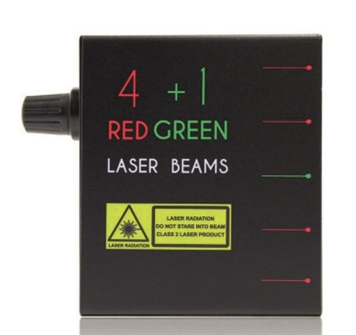 [#004145-S69113] Source laser 1/3/5 faisceaux rouge et vert